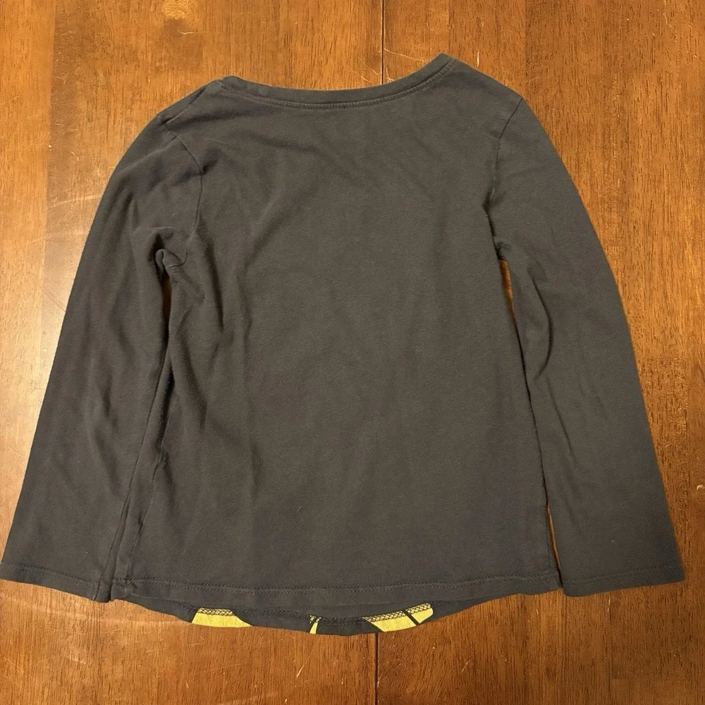 Minnie‎ Mouse W/ Gold Bow Pink Skirt - Black Long Sleeve Old Navy 5t 100% Cotton